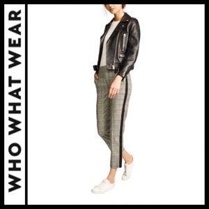 Who What Wear Houndstooth Ankle Pants